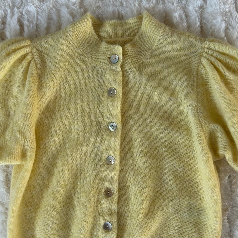 New Doen Anisa Cardigan in Dandelion - Picture 7 of 14